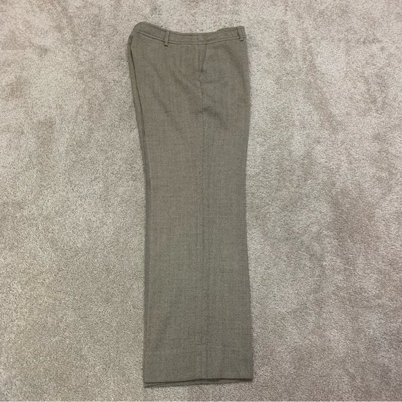 Akris Punto tan brown wool trousers dress pants Sz 12 - Picture 5 of 13